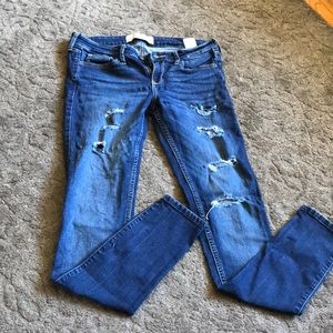 denim ripped jeans